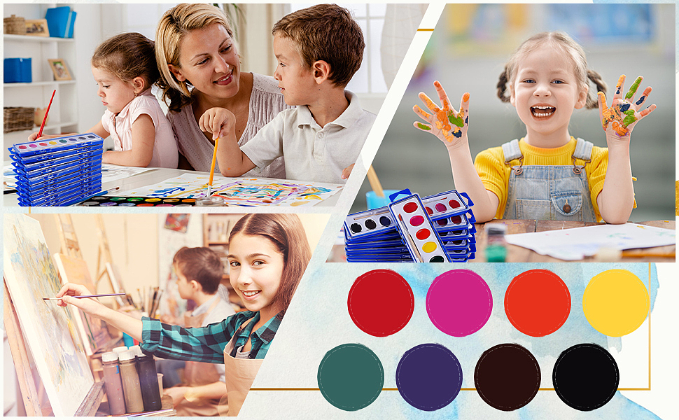 24 个带木杆颜料亚马逊主图A+