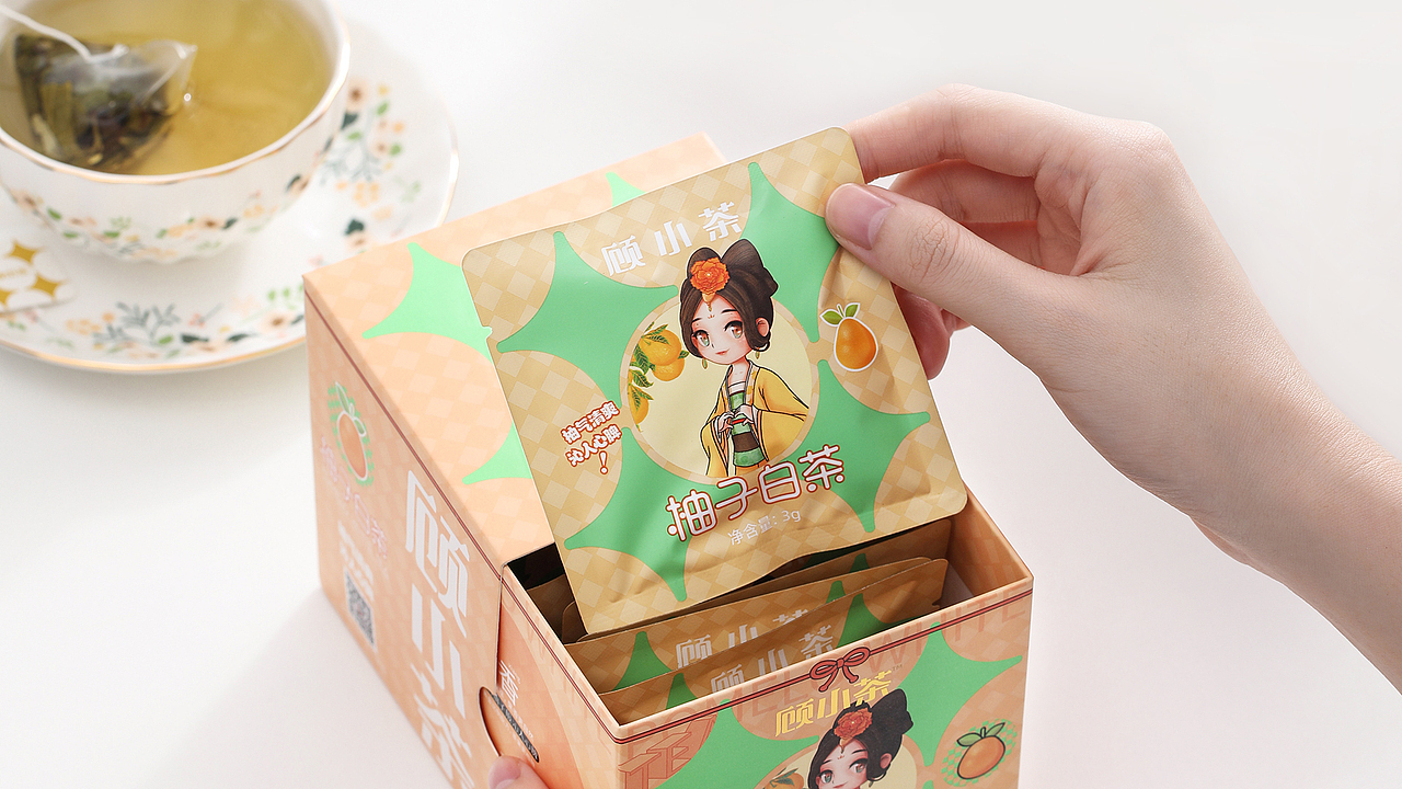 马卡龙色系食品包装合集,茶饮包装设计,饮料包装设计