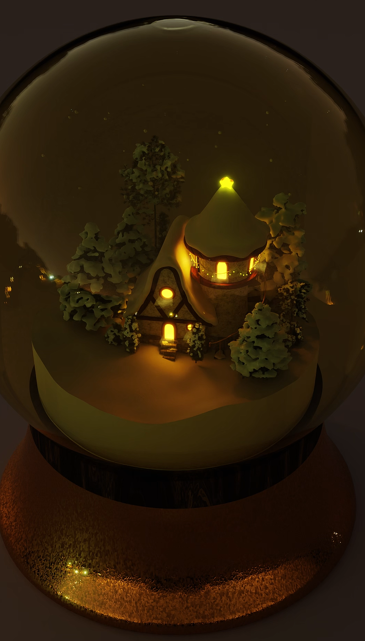 下雪的音乐八音盒