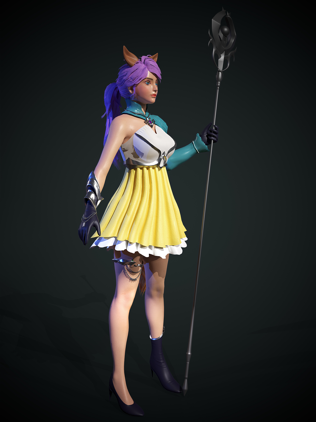 韩式小狐仙角色制作（图ZMzEzMDk0MDg0） - 人物/生物 - 站酷设计师鹿角男孩原创素材 - 站酷ZCOOL