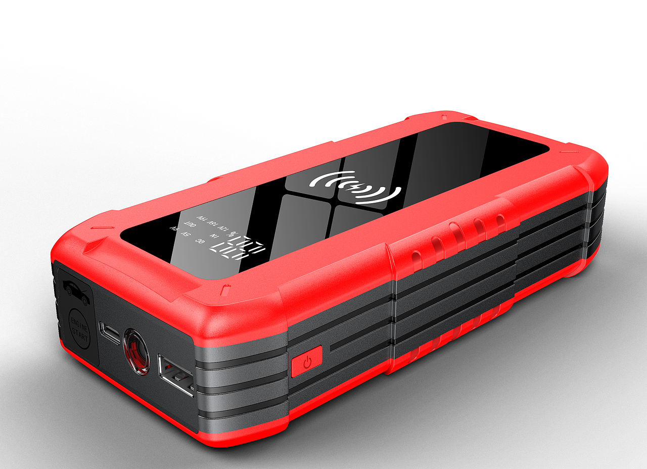 【产品渲染】汽车应急启动电源