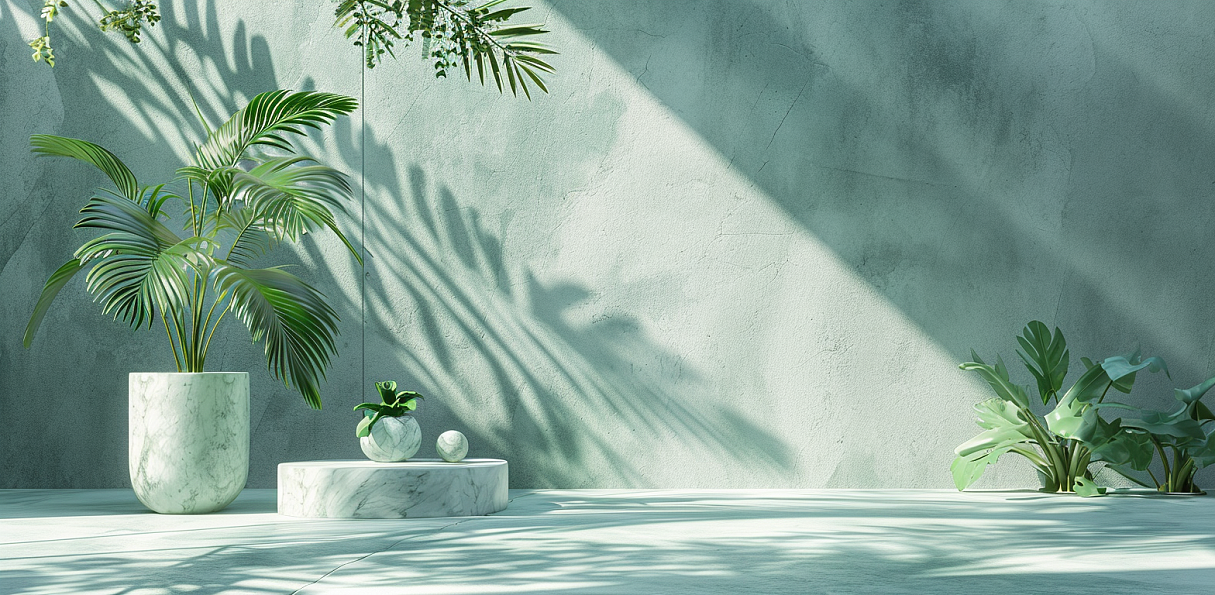 AI电商绿植展台