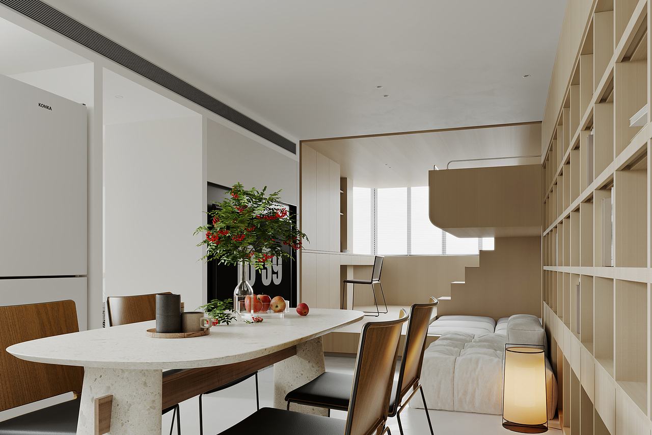 现代公寓-CR渲染（图ZMzExNjgxMzMy） - 家装设计 - 站酷设计师旭宁原创素材 - 站酷ZCOOL