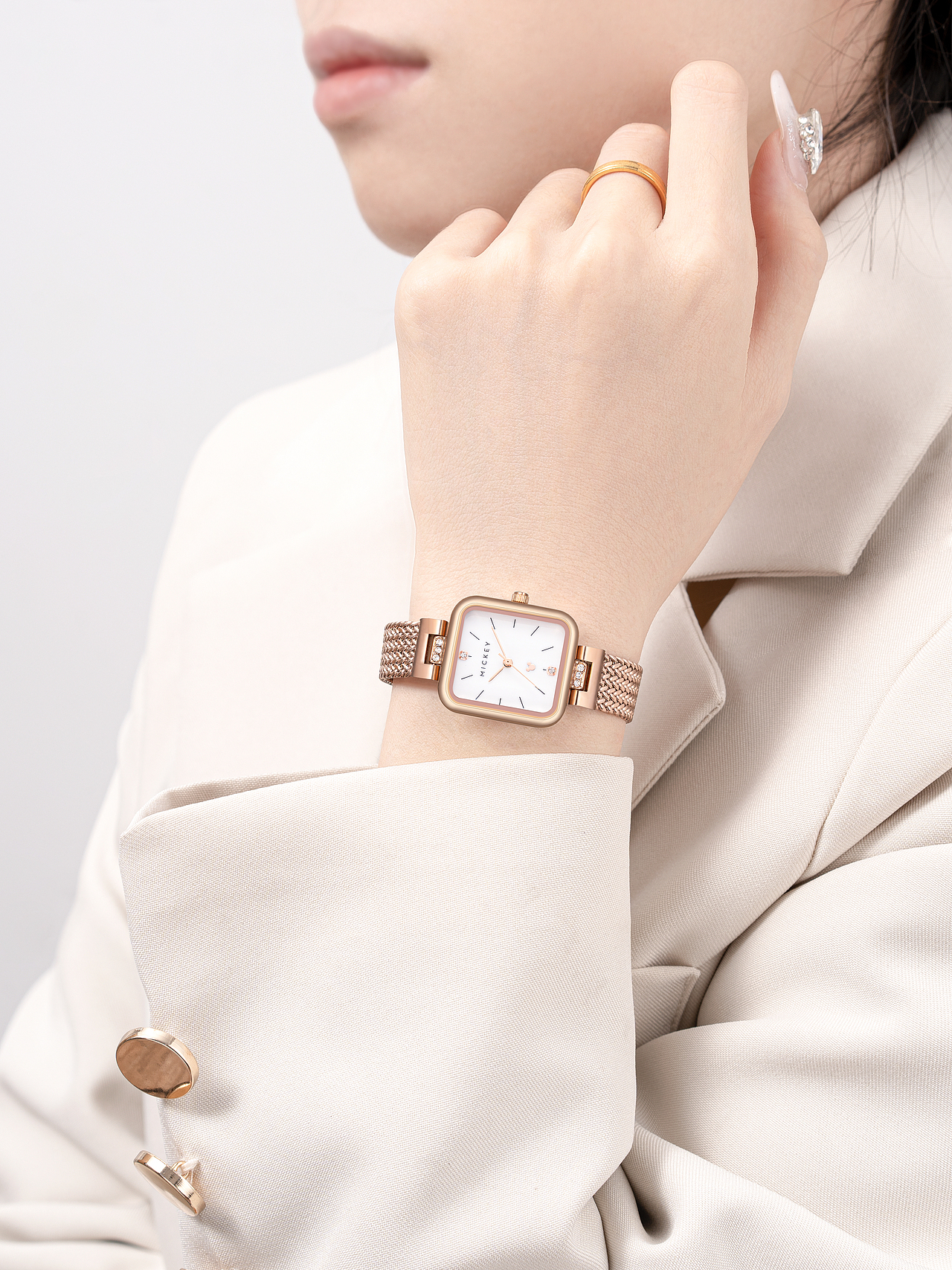 手表佩戴图拍摄 #女表佩戴图 女表模特图