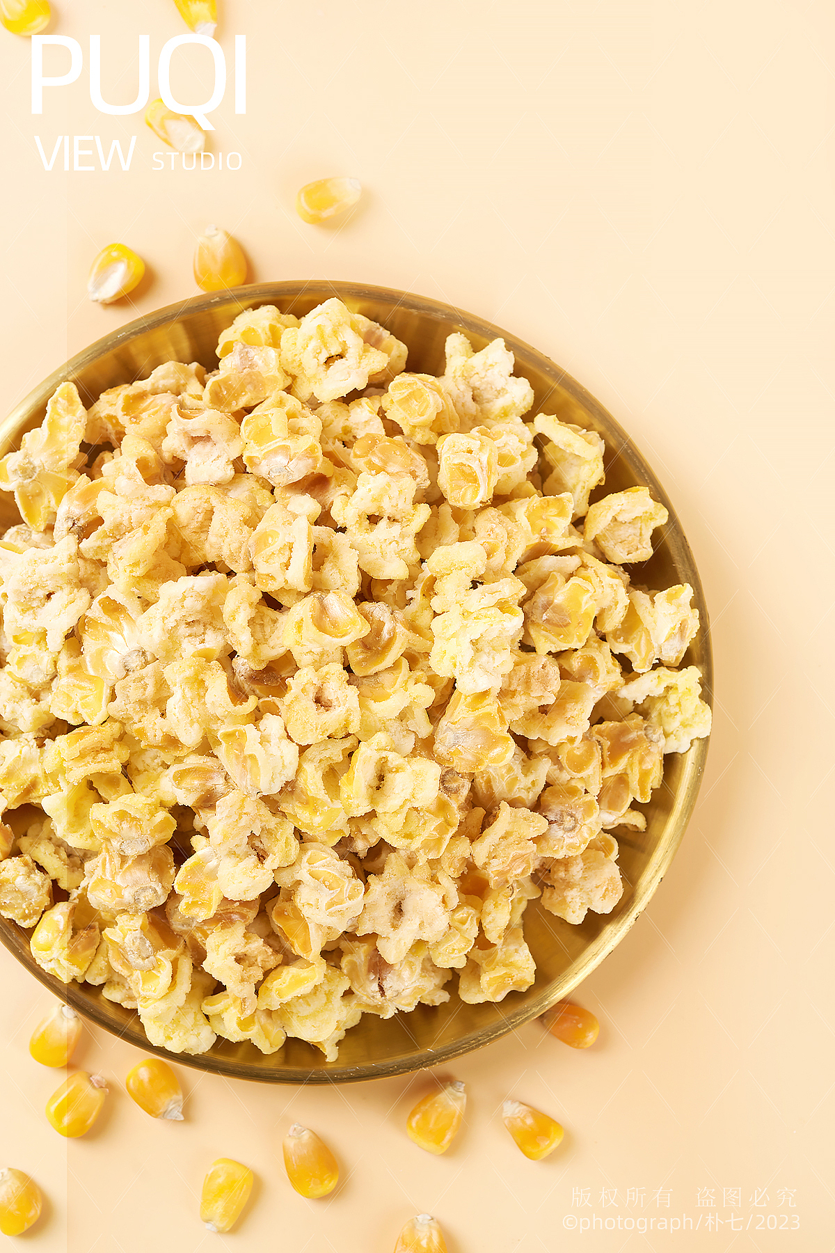 黄金玉米花✖️哎哟小马|零食果干摄影
