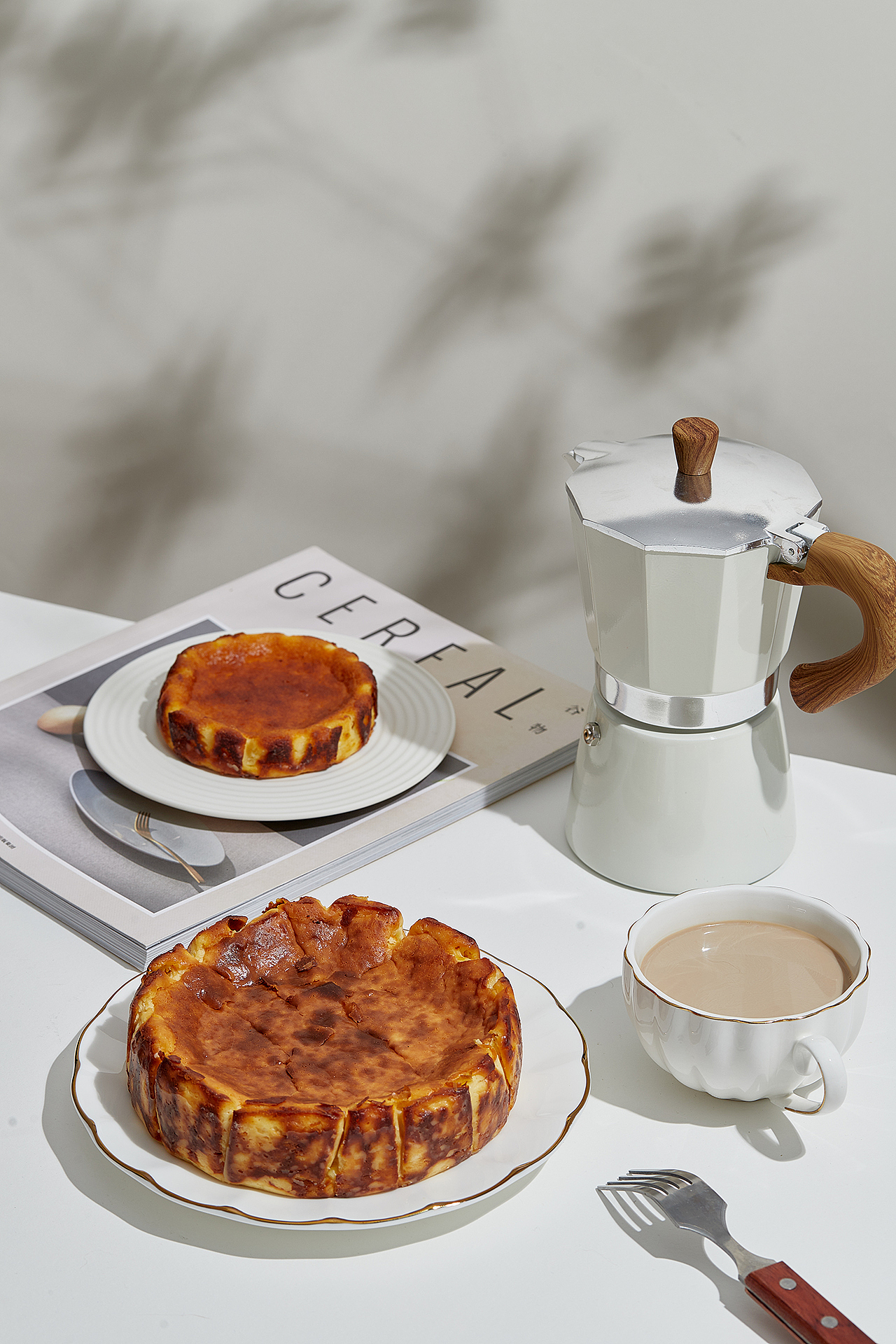 巴士克奶酪蛋糕（图ZMzQ2NDM3MDA4） - 产品摄影 - 站酷设计师西山食纪原创素材 - 站酷ZCOOL