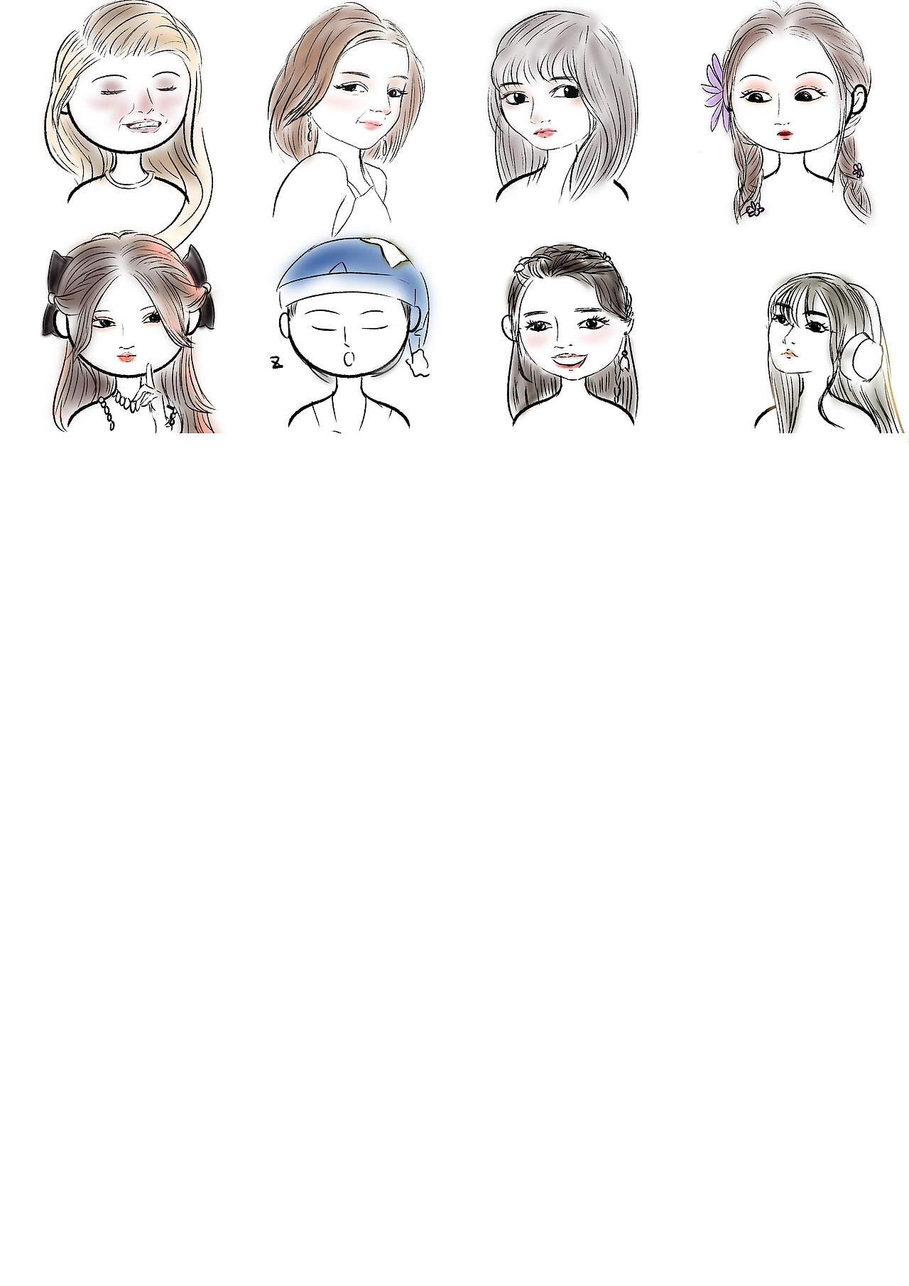 頭像打卡第十五天（圖ZMzQwMjAxODE2） - 創(chuàng)作習作 - 站酷設(shè)計師汐笑原創(chuàng)素材 - 站酷ZCOOL