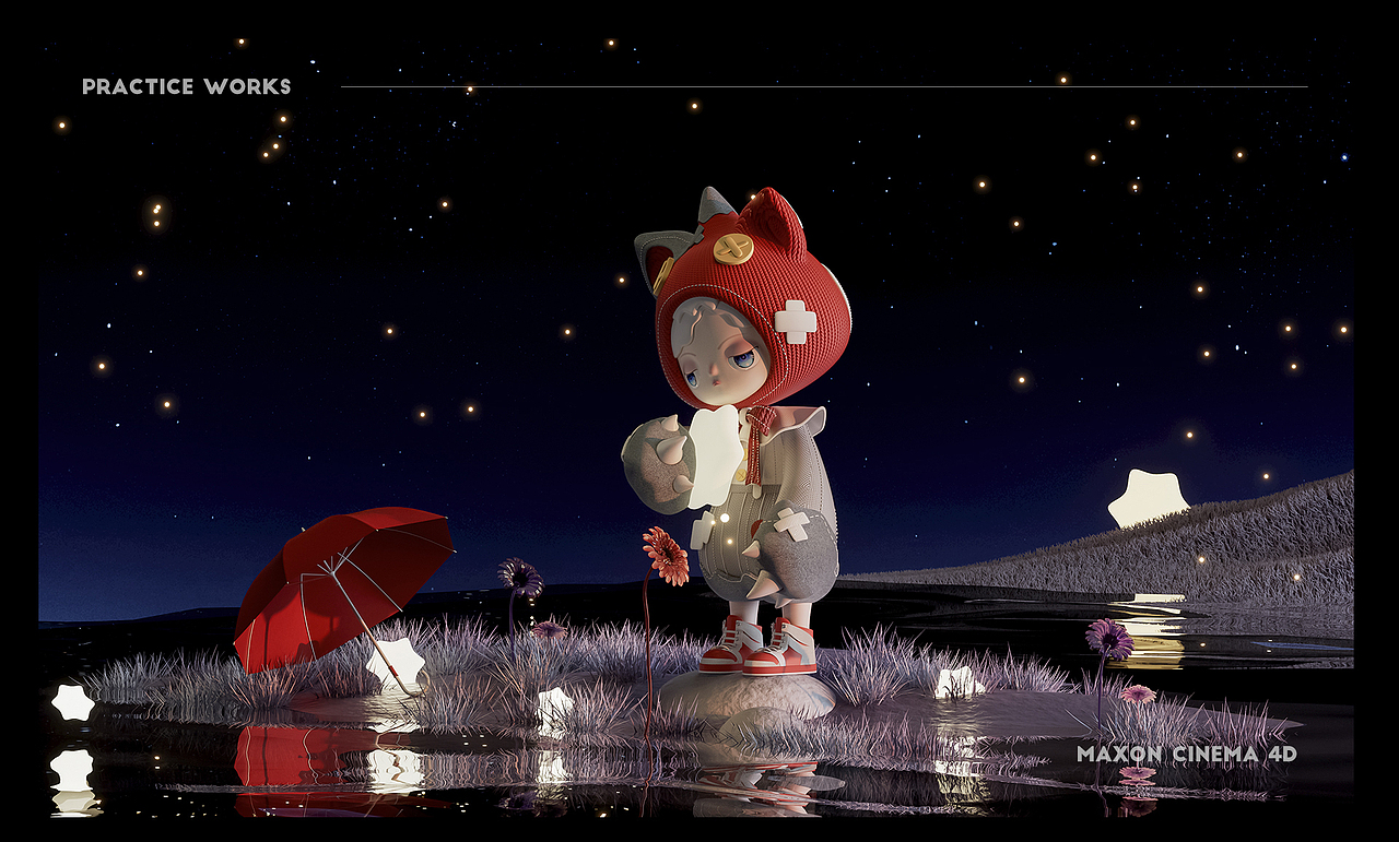 IP建模渲染-个人练习（图ZMzA5MDI3MDgw） - 其他三维 - 站酷设计师刘三岁_原创素材 - 站酷ZCOOL