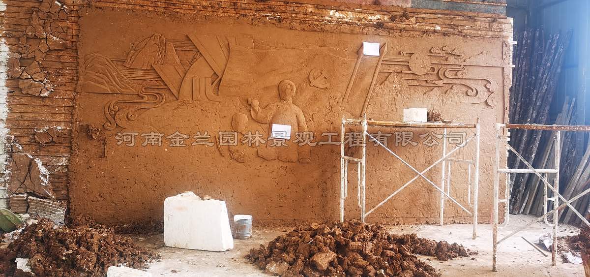 浮雕厂家制作玻璃钢浮雕过程(图1)