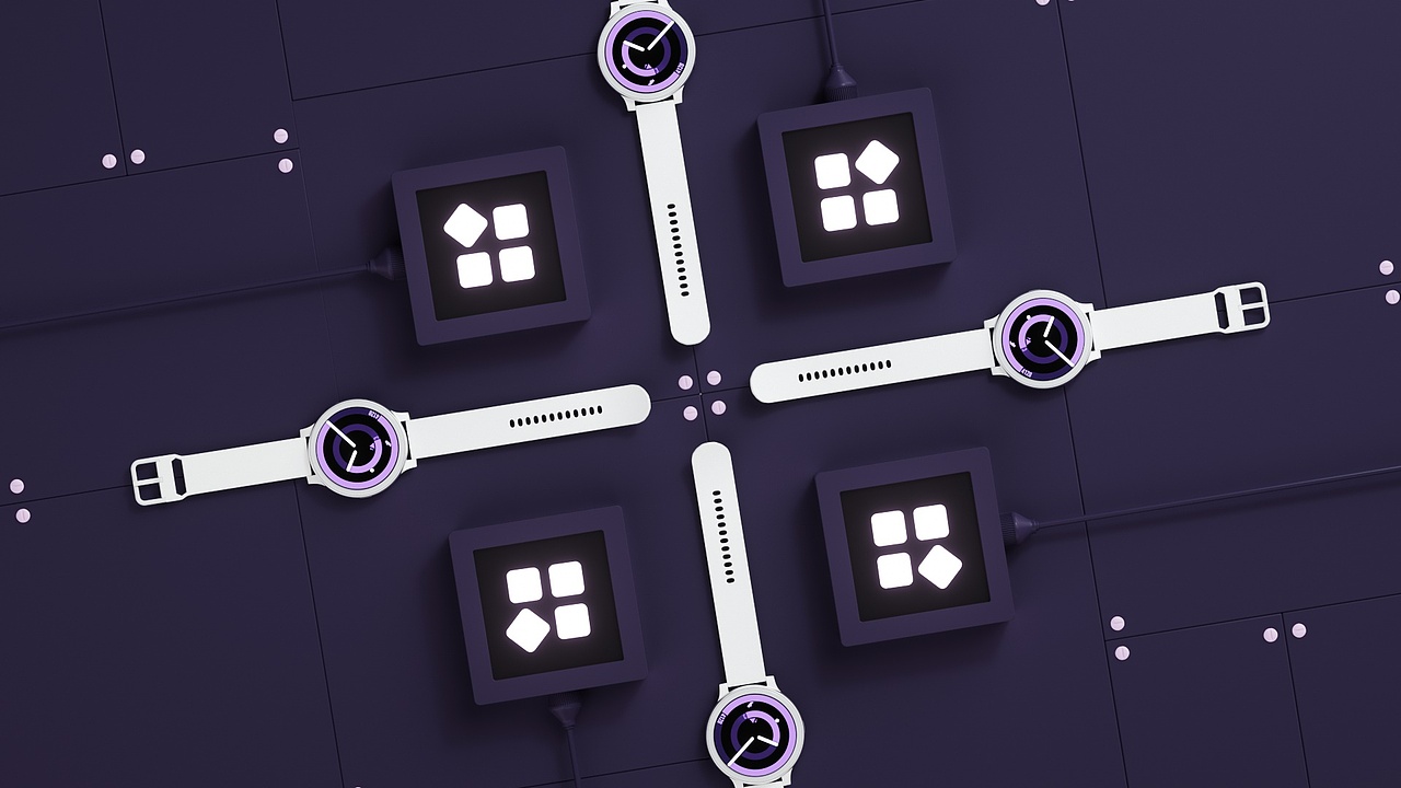 [近期作品]电子手表产品动画渲染练习-个人练习2