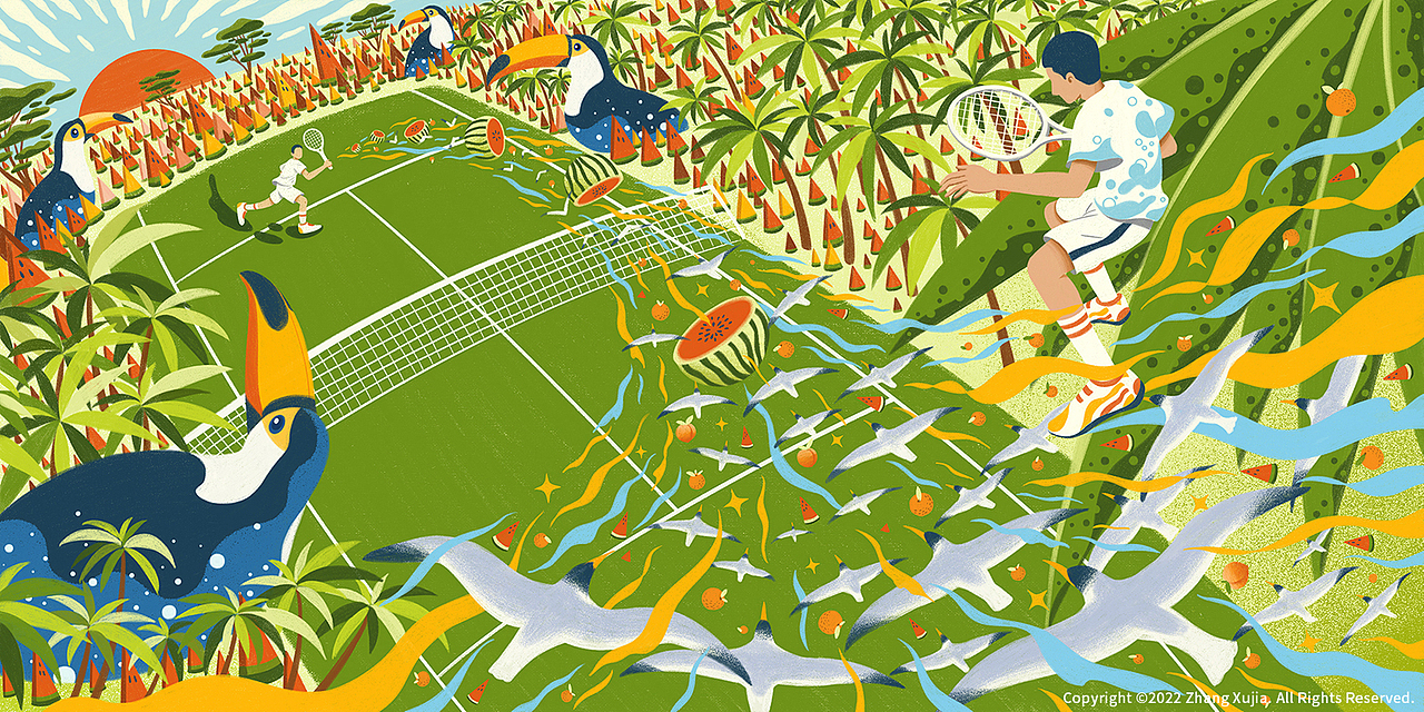 2022插画作品年终总结（图ZMzI1ODM4MjEy） - 商业插画 - 站酷设计师张旭加XujiaZhang原创素材 - 站酷ZCOOL