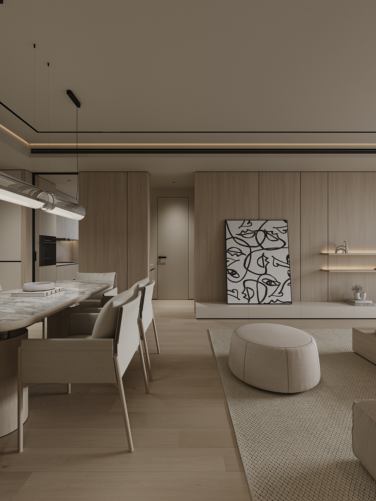 极简原木风（图ZMzY4NTQ2MjA4） - 建筑/空间 - 站酷设计师韶华表现原创素材 - 站酷ZCOOL