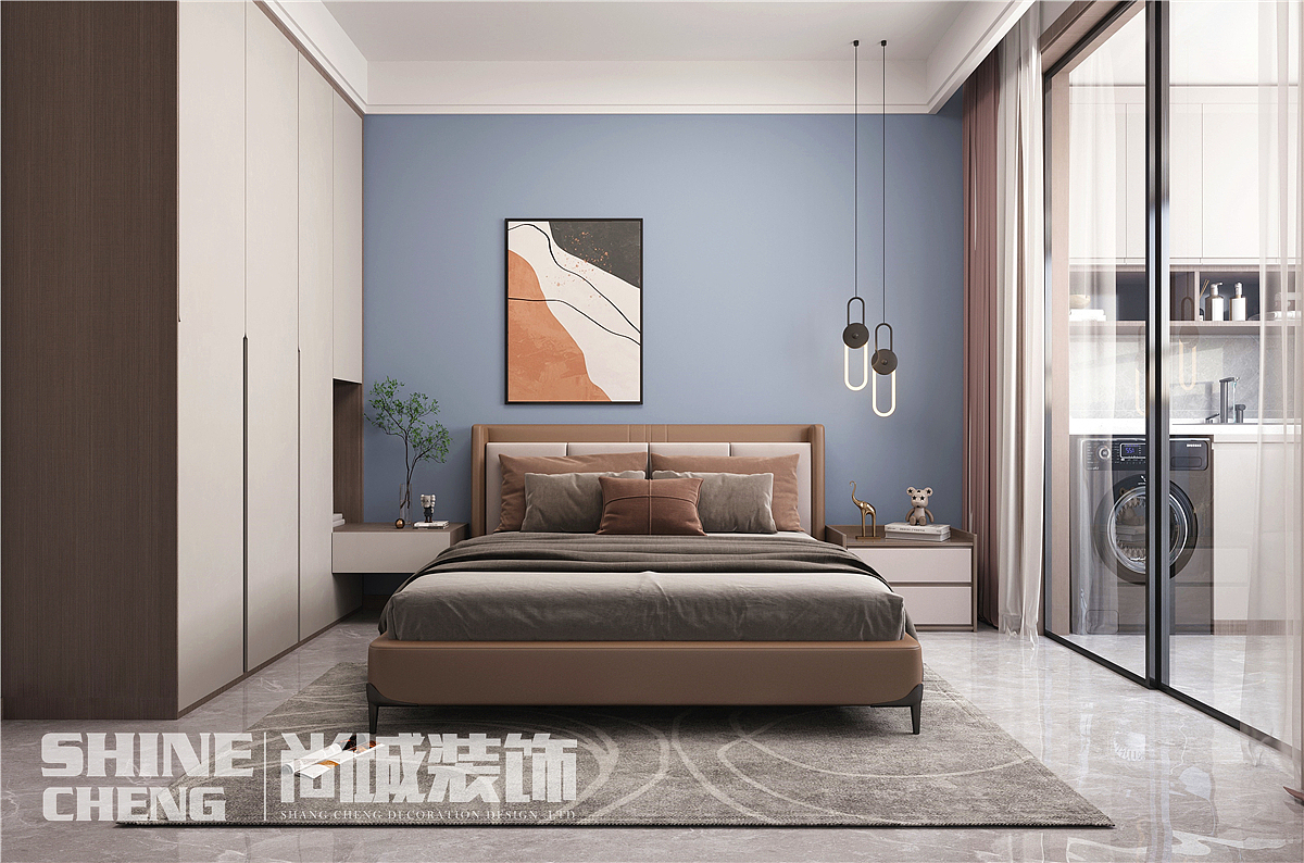 肥城紫郡府小区120平现代风格装饰设计效果图案例（图ZMzEzMDQyODcy） - 家装设计 - 站酷设计师泰安尚城装饰原创素材 - 站酷ZCOOL