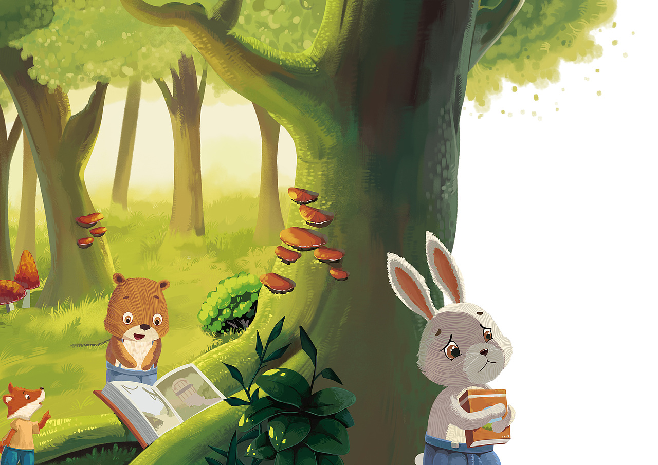 兔子的故事（图ZMzIzNTYzNjM2） - 绘本 - 站酷设计师原典拉普拉斯之妖原创素材 - 站酷ZCOOL