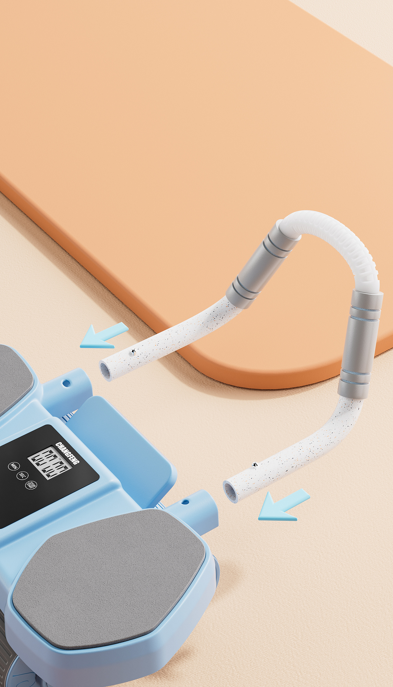 2023电商设计【健腹轮/滚轮按摩设计】