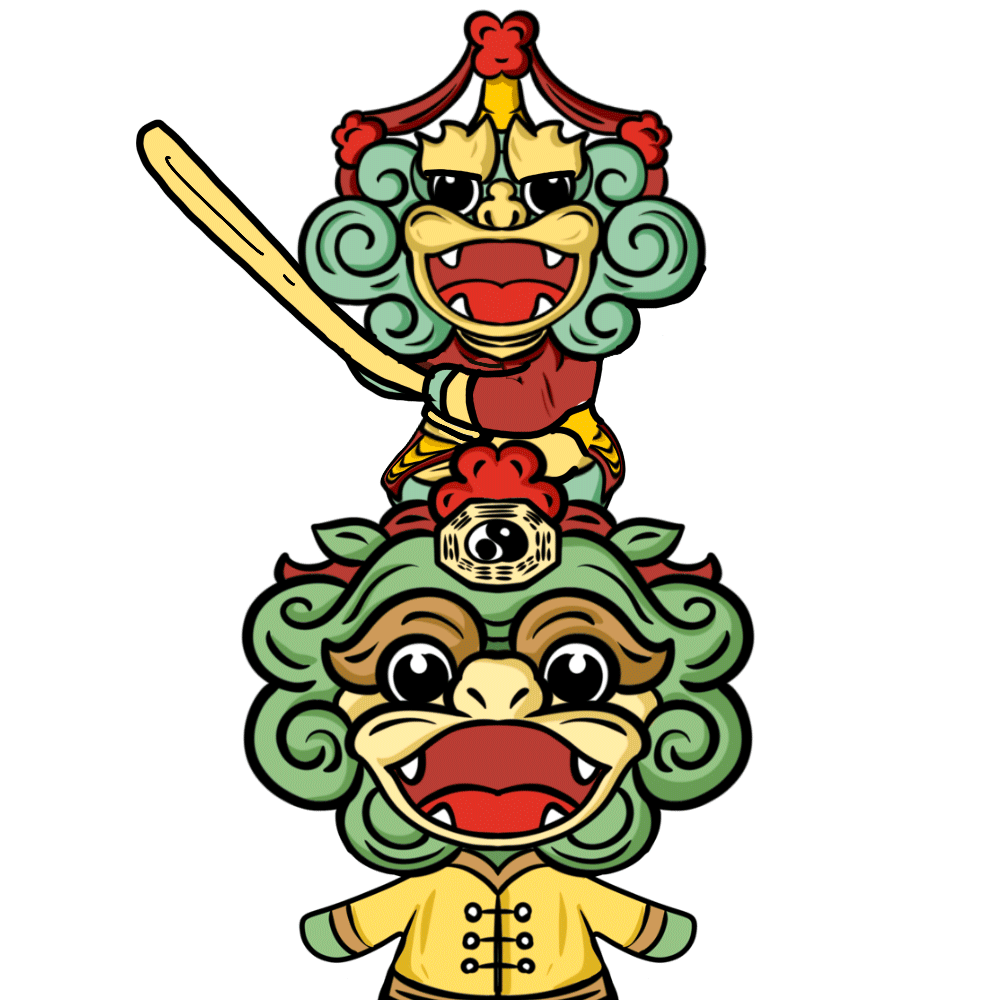 海丰麒麟舞IP形象设计