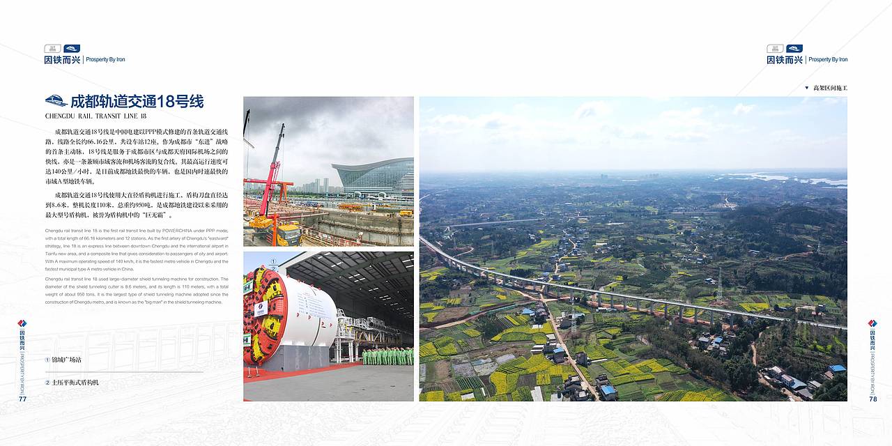 中国电建铁路建设集锦-画册