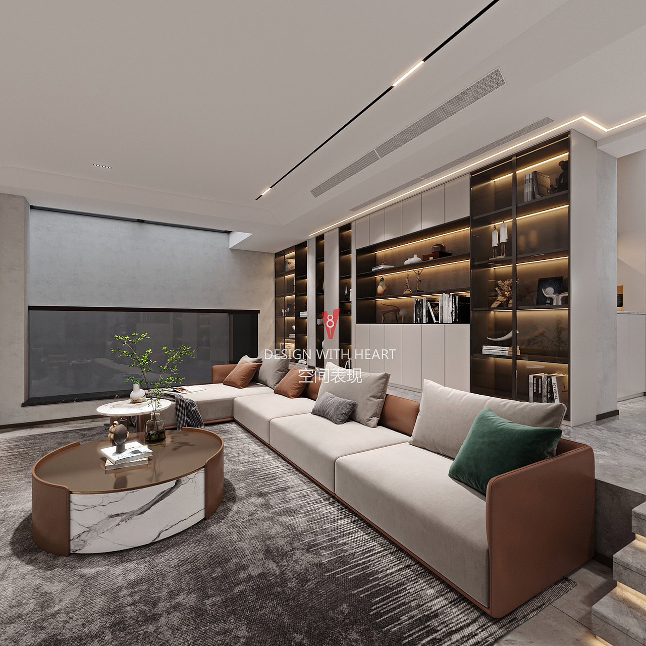 V8空间表现 | 简约公寓设计