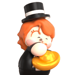 周大肠IP形象|3D表情包设计