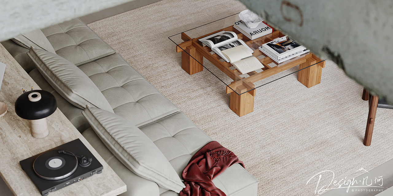 几何空间视觉表现 | 天玺湾中古风客餐厅(日景篇)