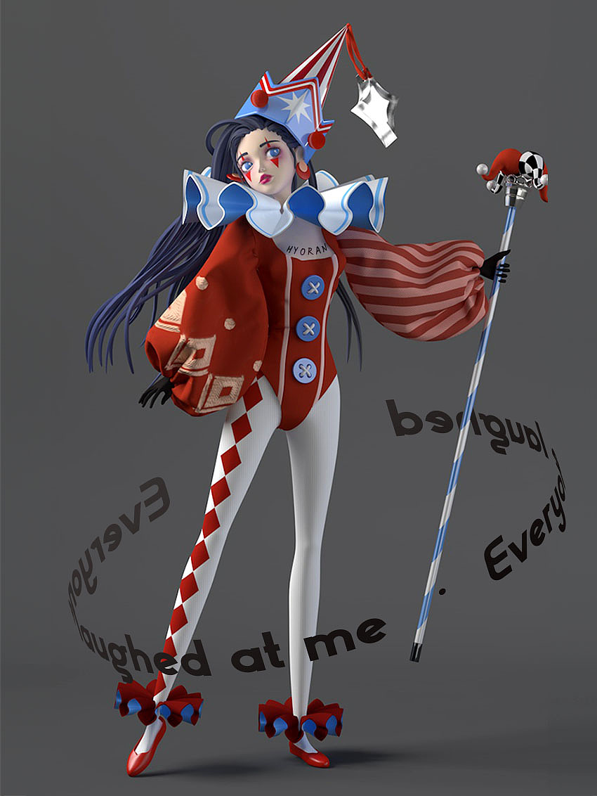 风格化IP小丑女