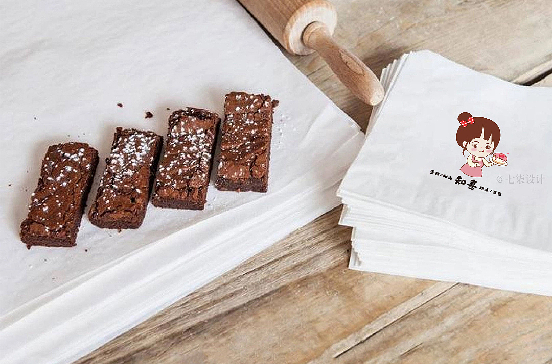 蛋糕、甜品店卡通logo设计