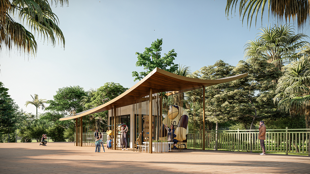 西双版纳森林公园文创店（图ZMzU4NDQwNTIw） - 建筑设计 - 站酷设计师建筑设计师Joy原创素材 - 站酷ZCOOL