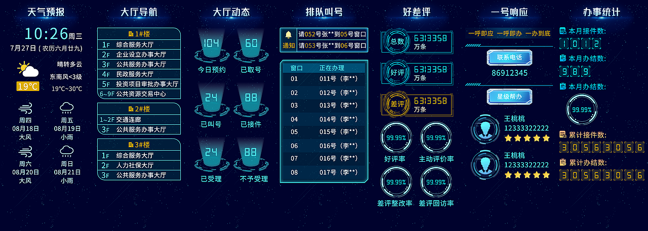 政府部门冰屏设计