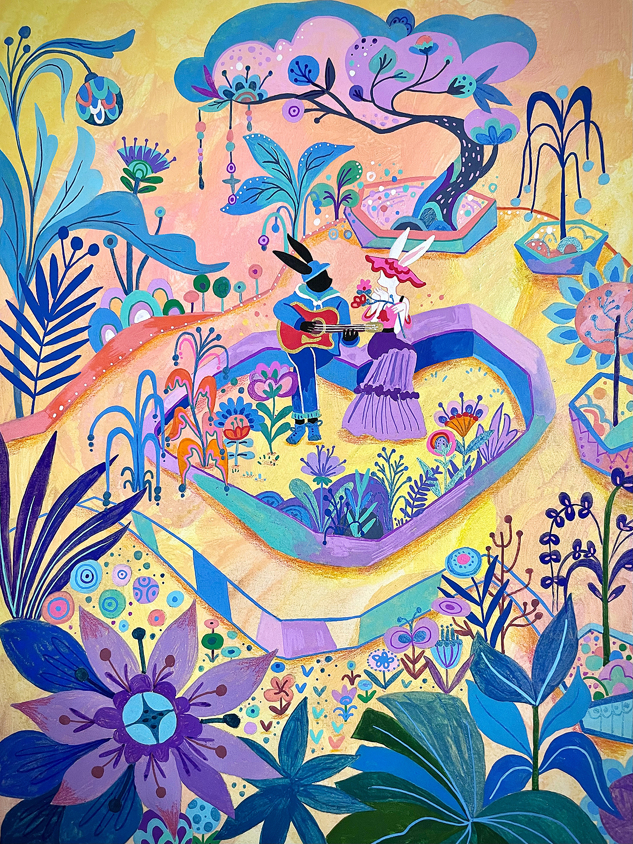 手绘—兔年画兔（图ZMzU4Mzg1NDM2） - 商业插画 - 站酷设计师琅圣轩原创素材 - 站酷ZCOOL