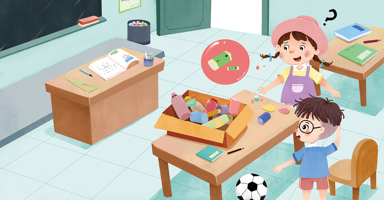 垃圾分类7本内心（图ZMzI1NDMyNDI4） - 商业插画 - 站酷设计师烟逗猫原创素材 - 站酷ZCOOL