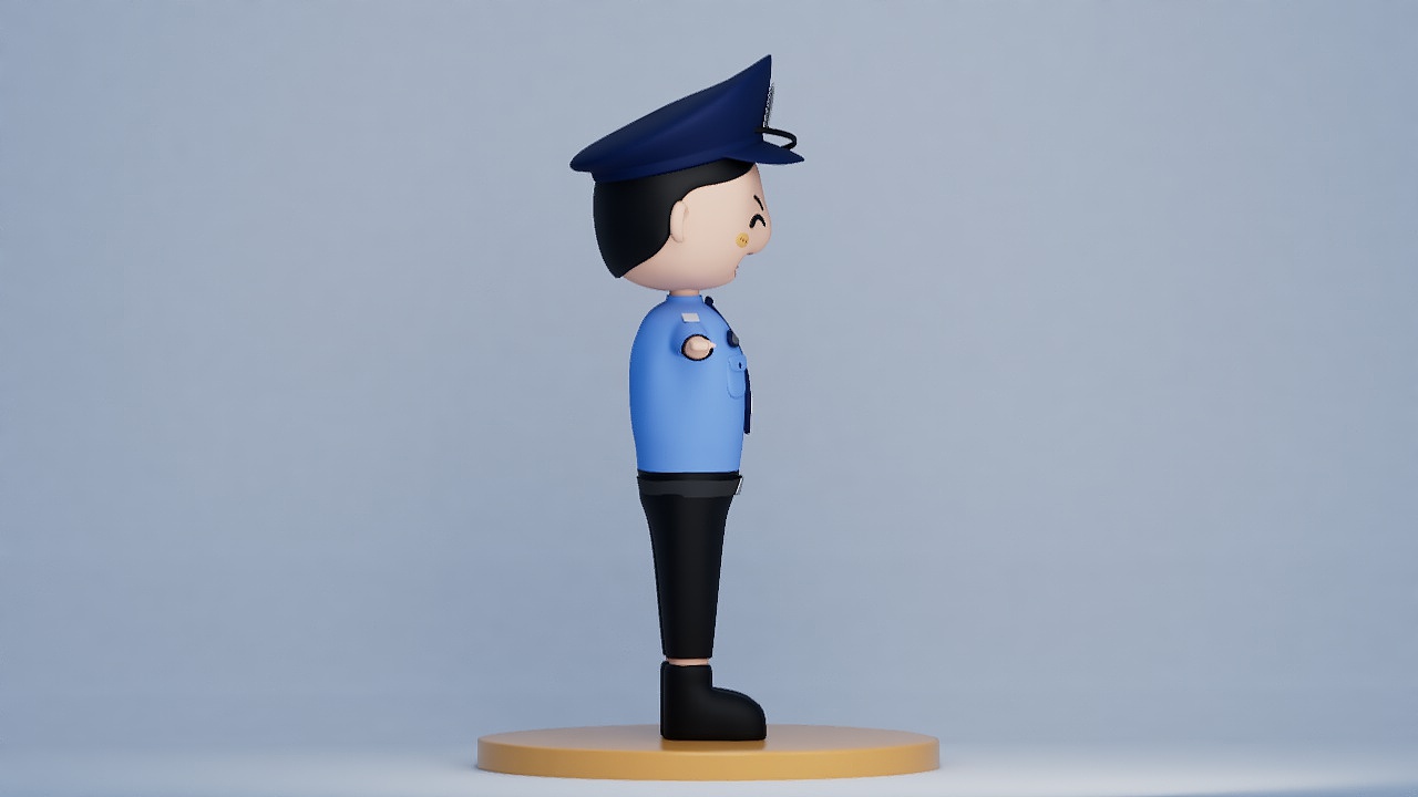 【NICK老师】警察形象建模（男士）（图ZMzAwMDY0MDA0） - 人物/生物 - 站酷设计师Nick老师原创素材 - 站酷ZCOOL
