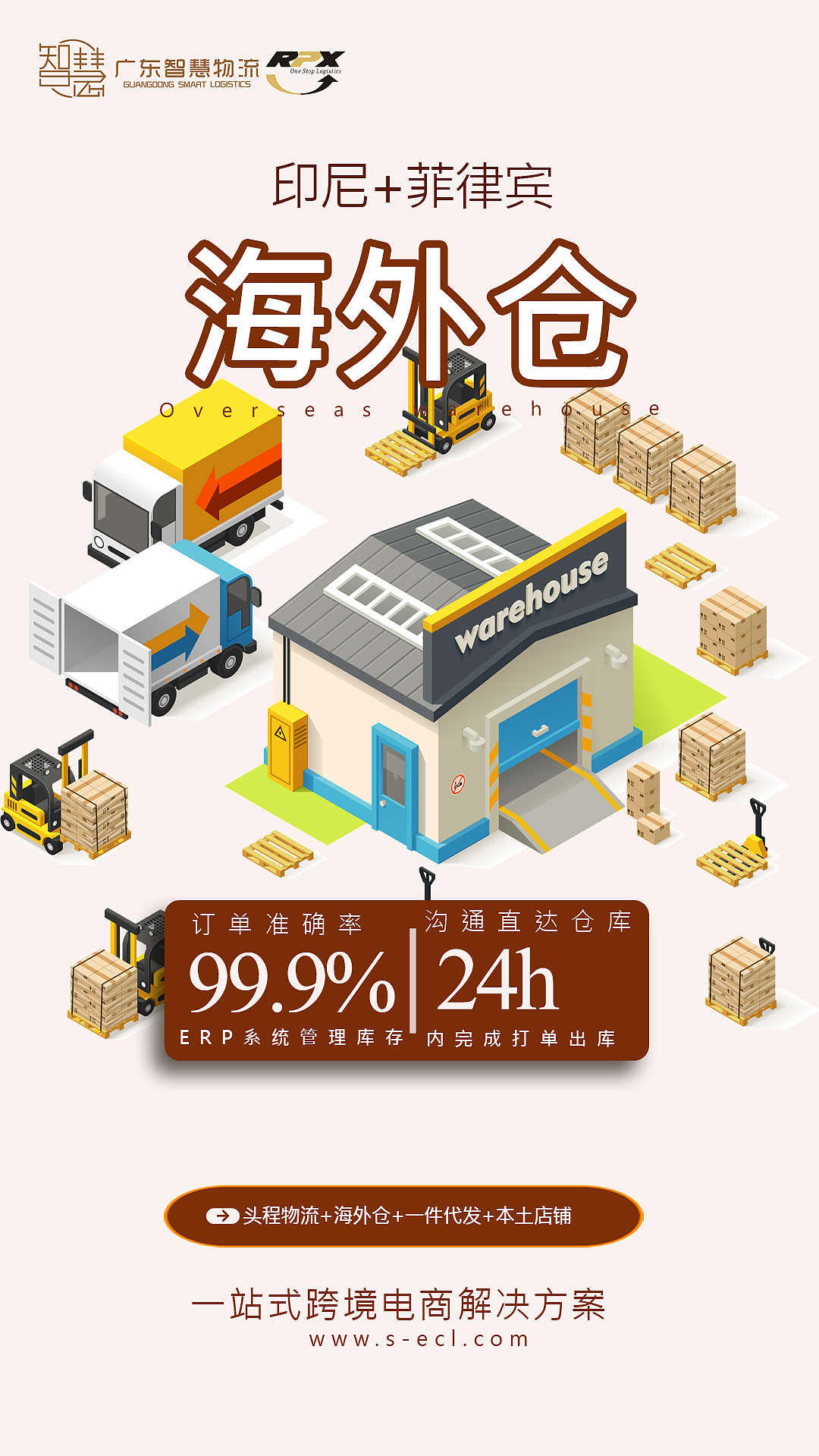 印尼+菲律宾海外仓专线物流 广东智慧物流