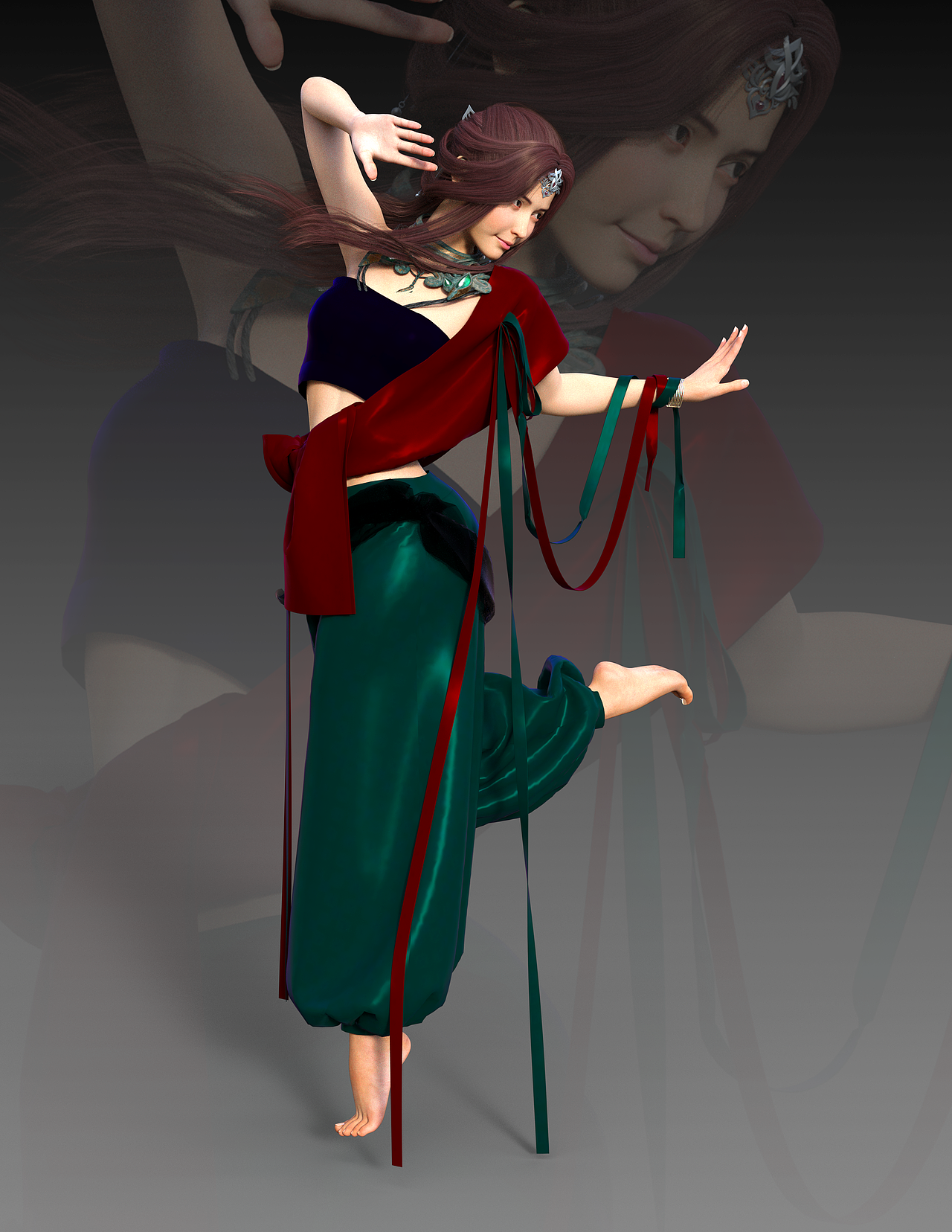 舞媚娘（图ZMzAzMDEzMDQ4） - 人物/生物 - 站酷设计师热心市民刘一昂原创素材 - 站酷ZCOOL