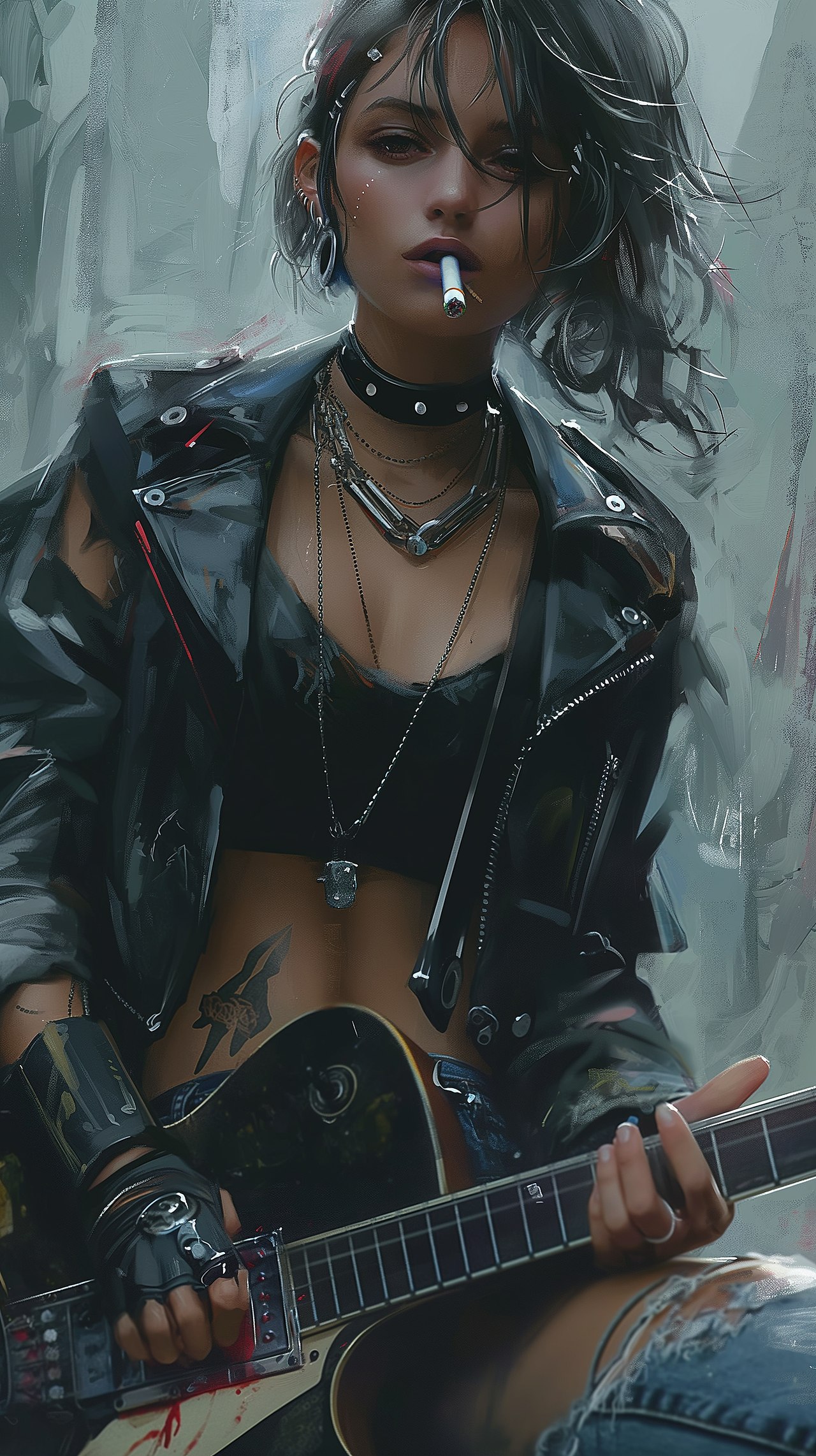 AICG | 赛博朋克风AI插画