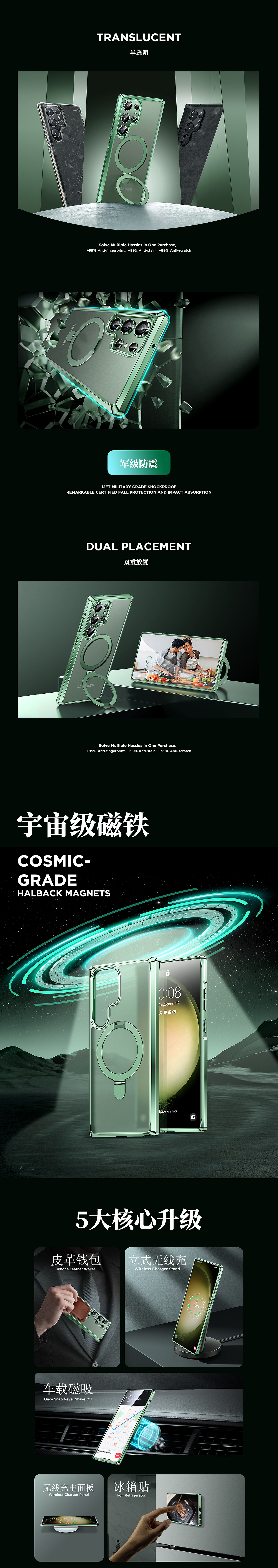 亚马逊电商设计—电镀磨砂立充壳（图ZMzM3OTM5MDI0） - 电商 - 站酷设计师Minemin原创素材 - 站酷ZCOOL