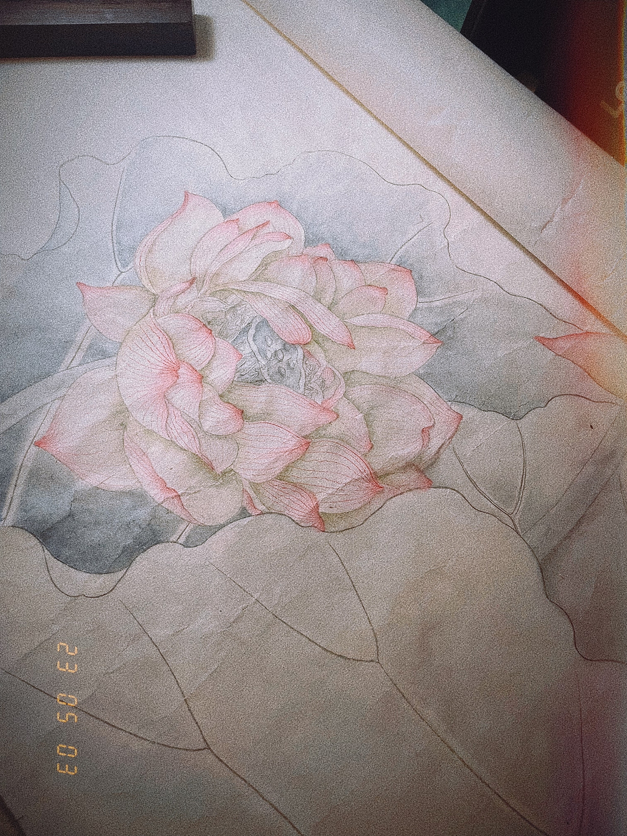 夏 | 工笔荷花《暗香浮动》（图ZMzQyODU0MTI4） - 绘画 - 站酷设计师太傅小白DLin原创素材 - 站酷ZCOOL