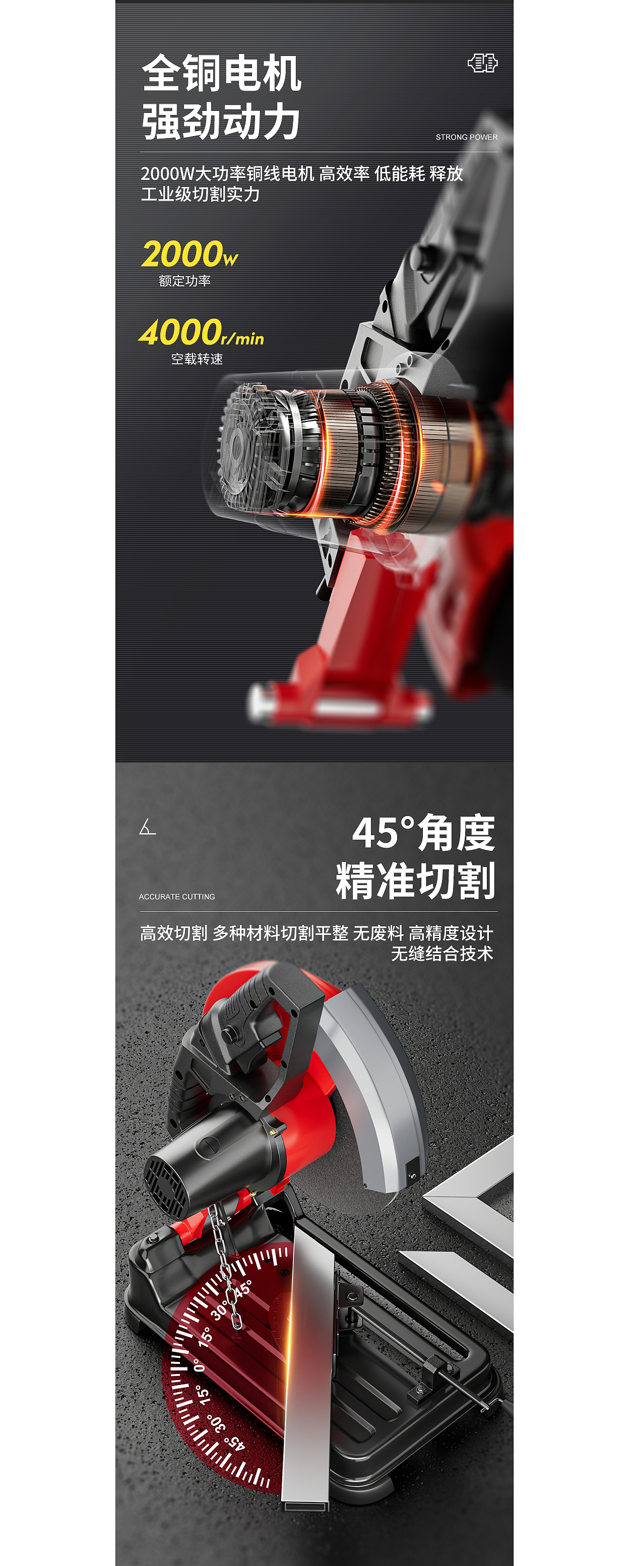 【2023】电动工具详情页设计X3（图ZMzU5MjQ5NzU2） - 产品 - 站酷设计师厉害了我的歌原创素材 - 站酷ZCOOL