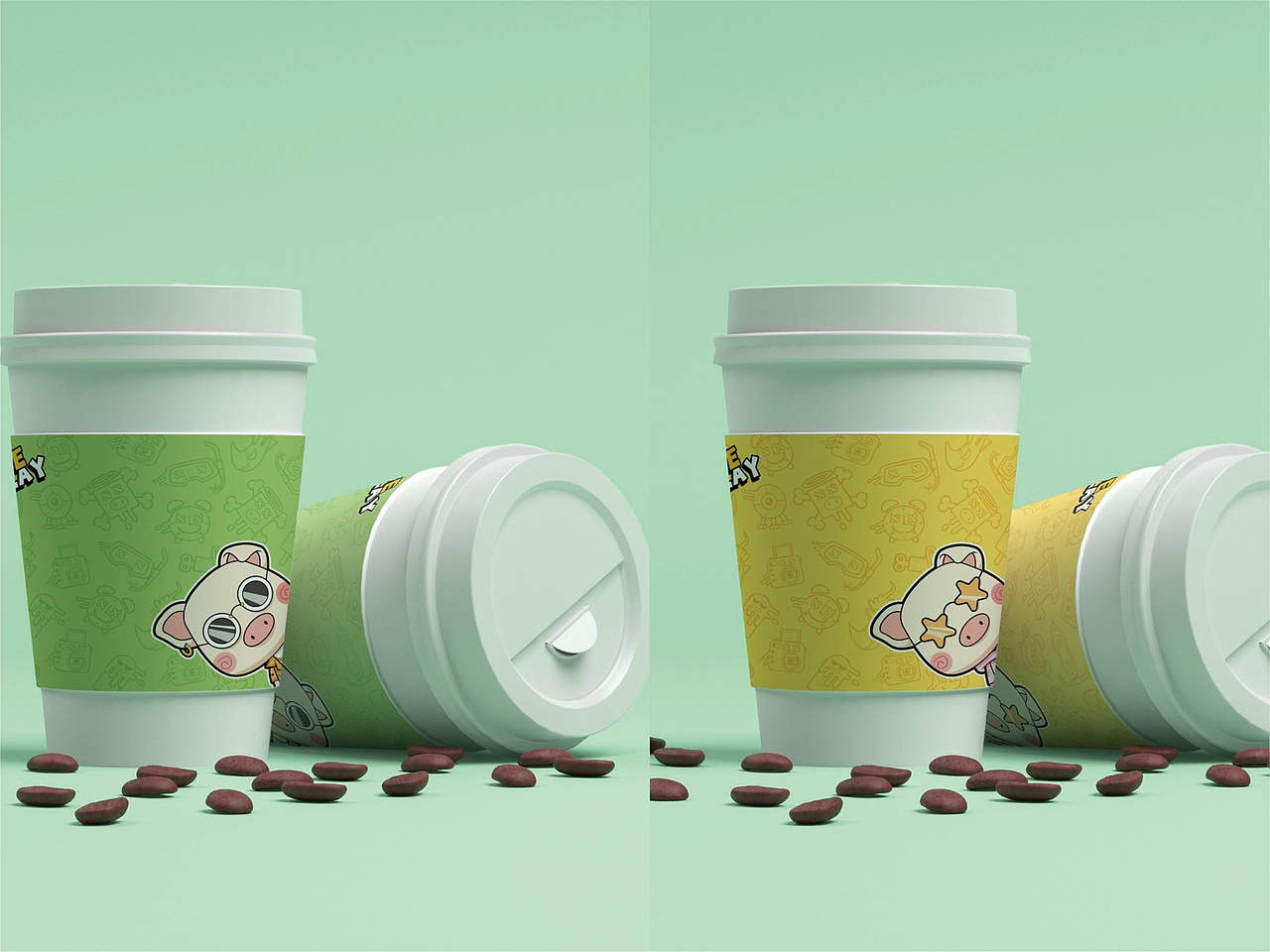 小猪卡卡（图ZMzA1MDA2MTM2） - IP形象 - 站酷设计师AK阿宽原创素材 - 站酷ZCOOL