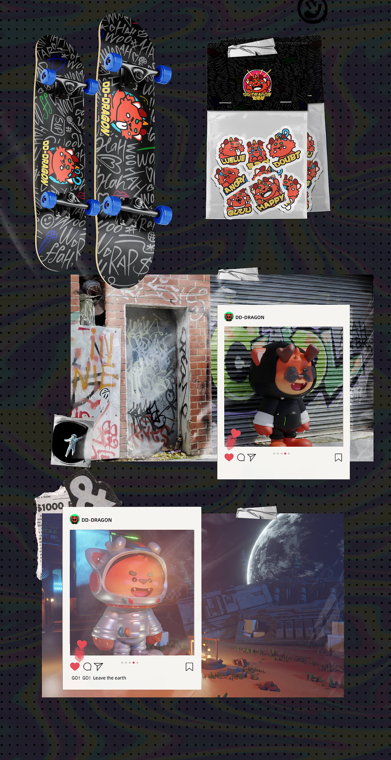 💥IP设计 |【龙咚咚LDD - DD-DRAGON】