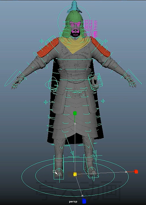 maya修型绑定，表情制作