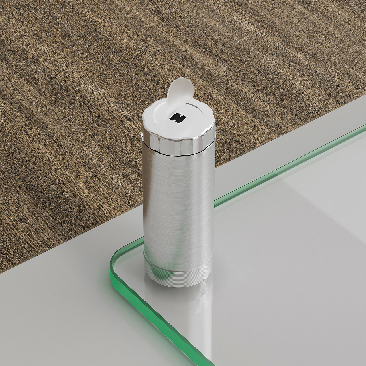 C4D写实动画渲染—显示器玻璃底座，corona室内产品