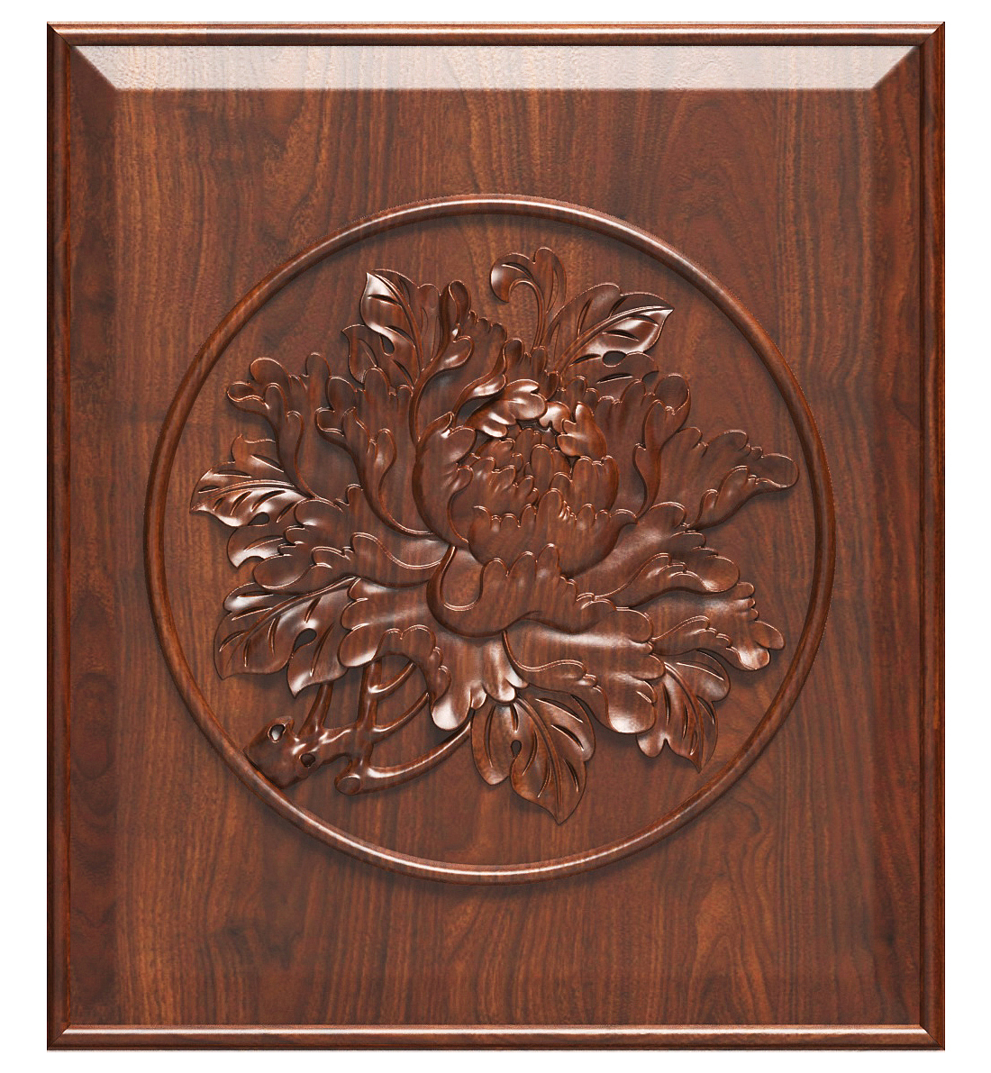 实木保险柜产品建模渲染