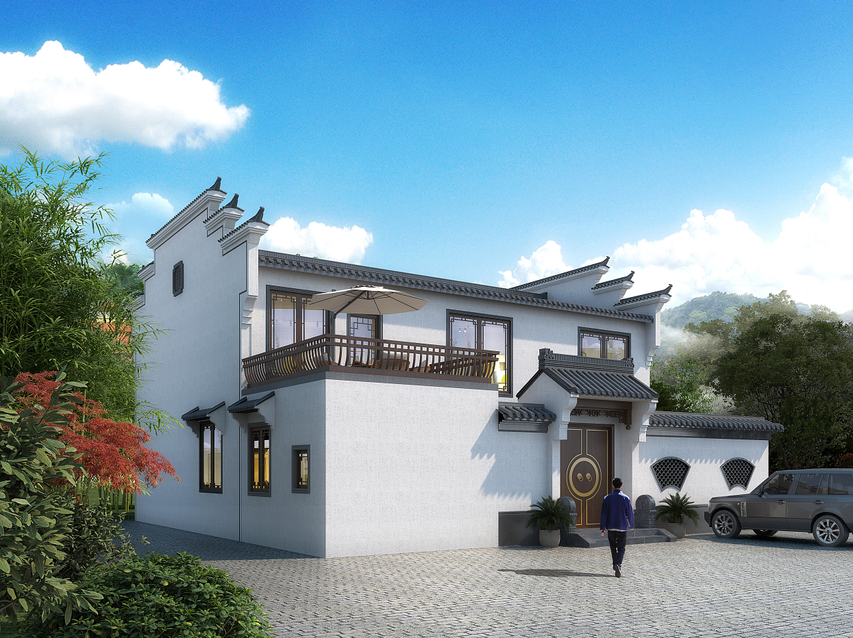 烟雨入江南,山水如墨染。徽派为什么要会有飞檐翘角?