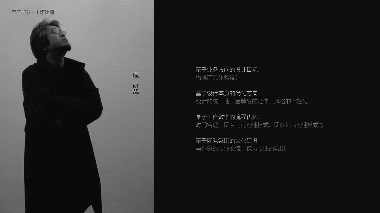 一组PPT部分设计图片