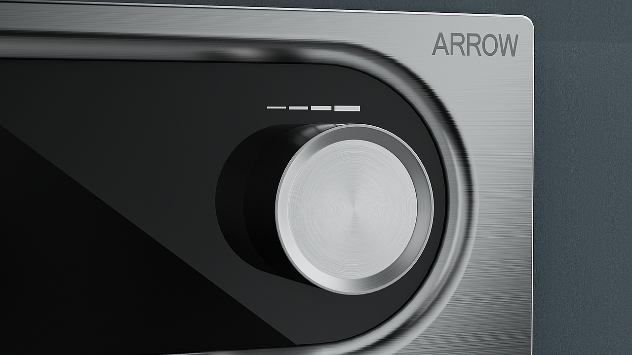 箭牌盈月系列花洒三维动画