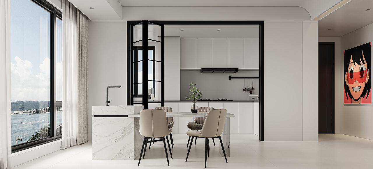 简单的白色,不简单的白色。