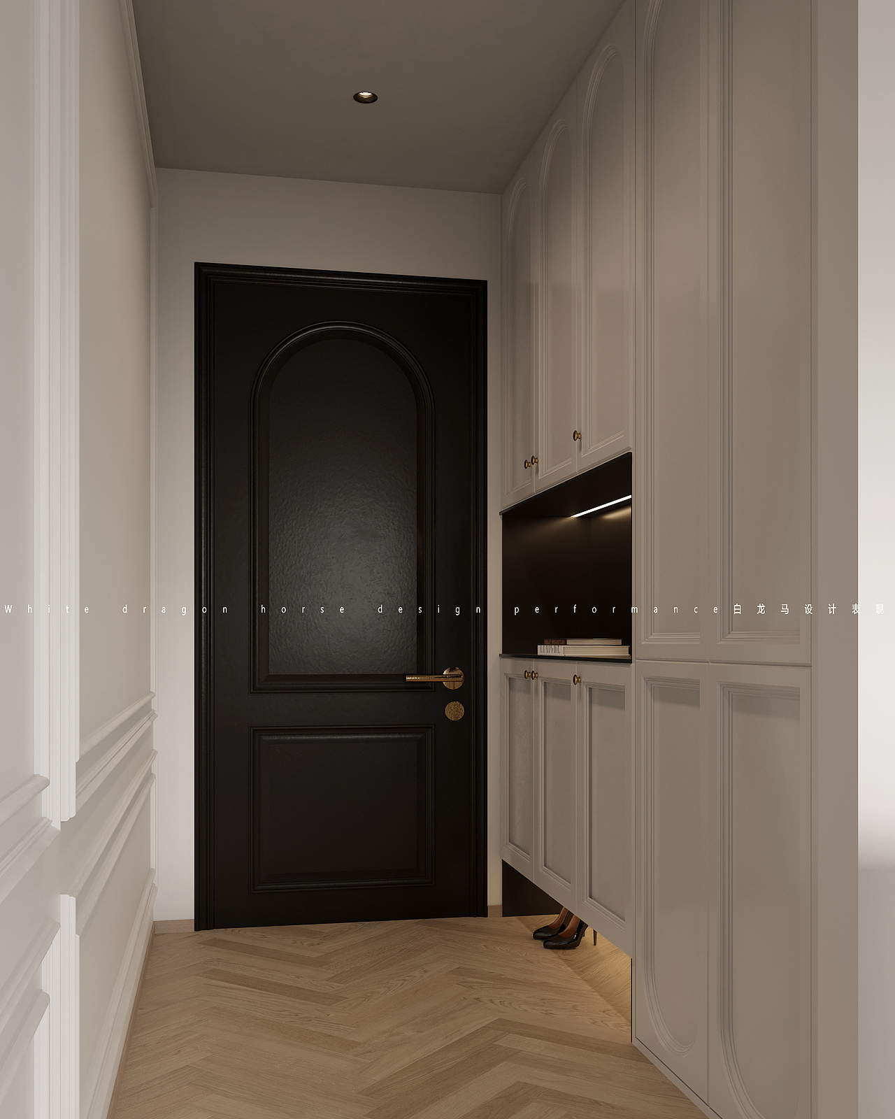 中古风格——白龙马效果图