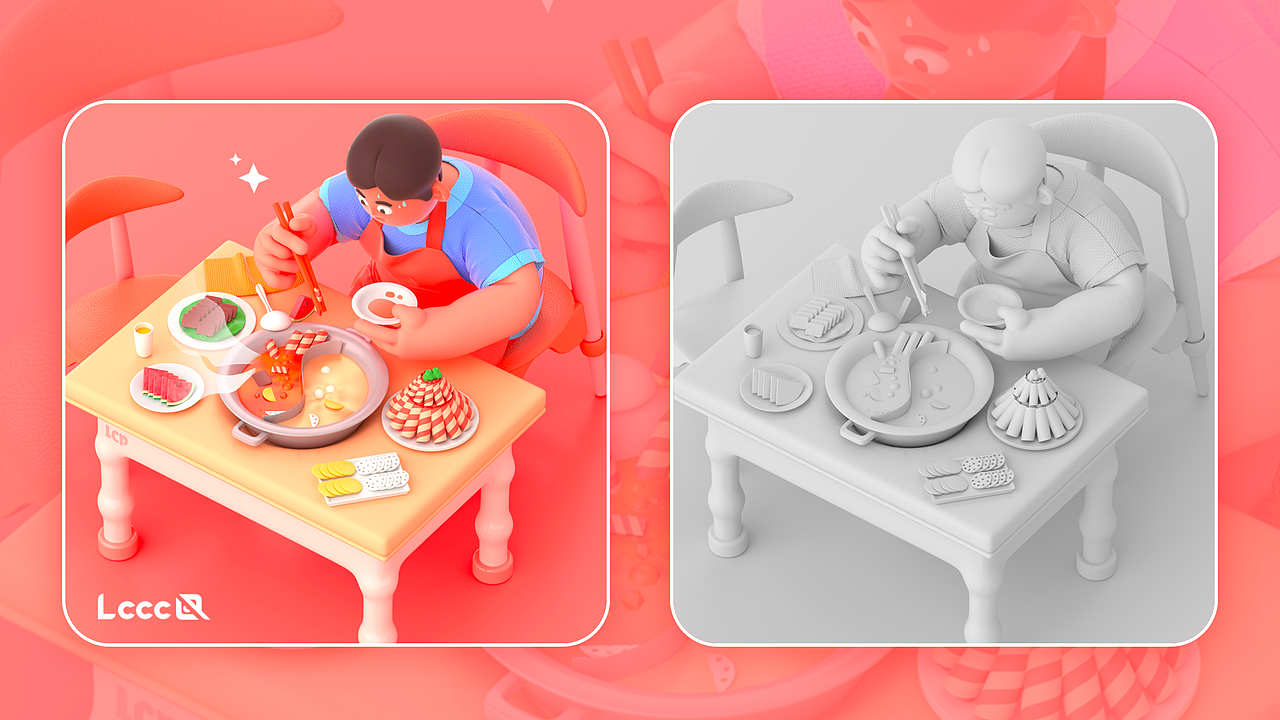 三维场景小练习（图ZMzAxOTMyOTc2） - 其他三维 - 站酷设计师晨月月原创素材 - 站酷ZCOOL