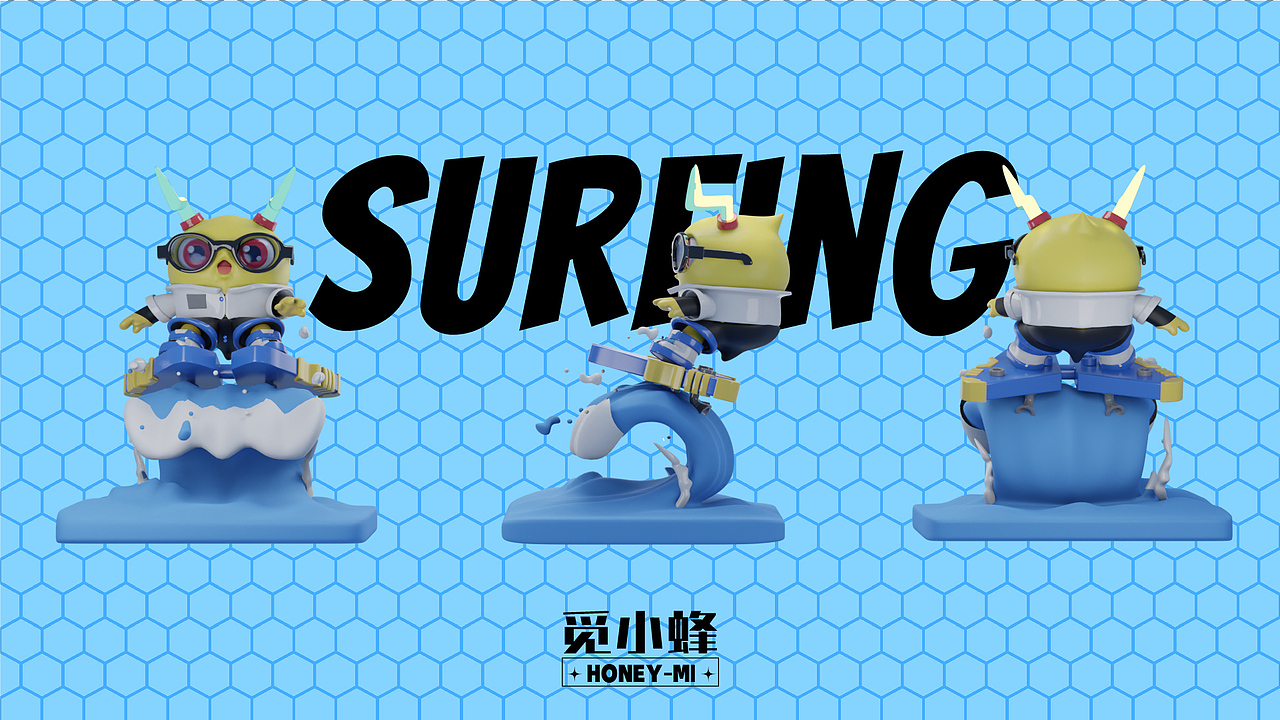 MasterGO IP形象——HoneyMi觅小蜂
