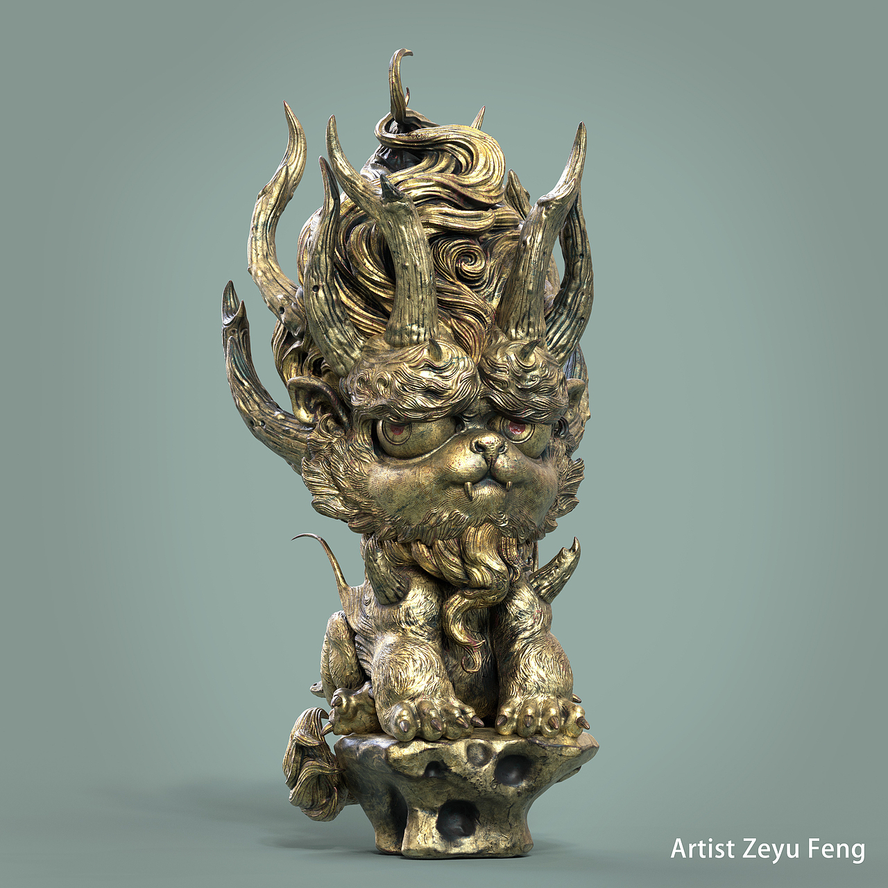 【临摹】镇墓萌兽